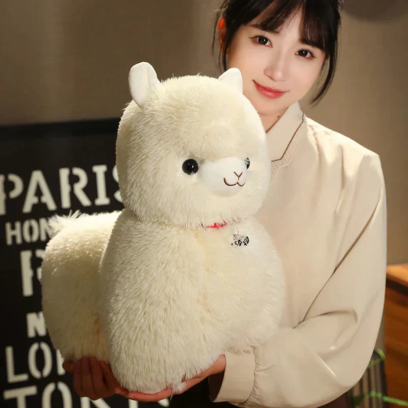 BowLift | Fluffy Alpaca Llama Plushies with Bell