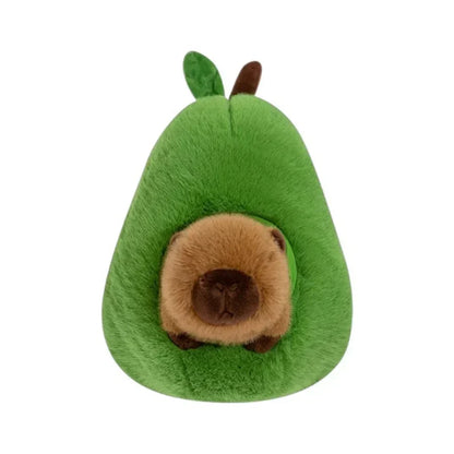 BowLift | Fluffy Avocado Capybara Plushie