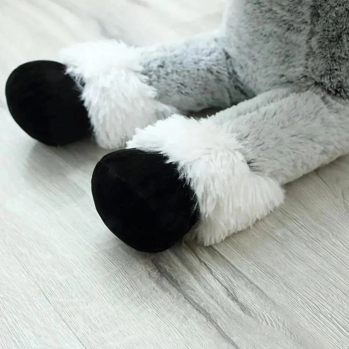 Skanto | Giant Fluffy Brown Grey Horse Plush Toy