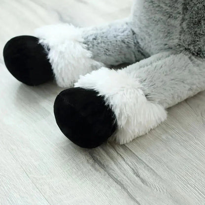 Skanto | Giant Fluffy Brown Grey Horse Plush Toy