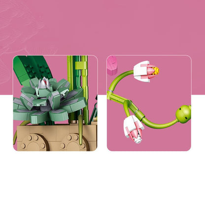 Skanto | Huge Blossoming Orchid Flower Building Set Collection
