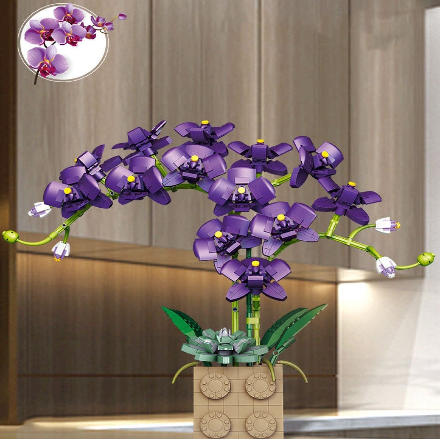 Skanto | Huge Blossoming Orchid Flower Building Set Collection