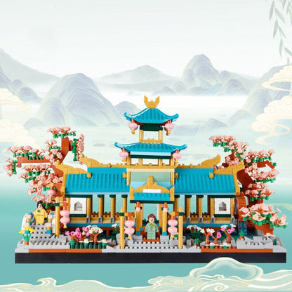 Skanto | Japanese Sakura Palace Shrine Nano Building Blocks