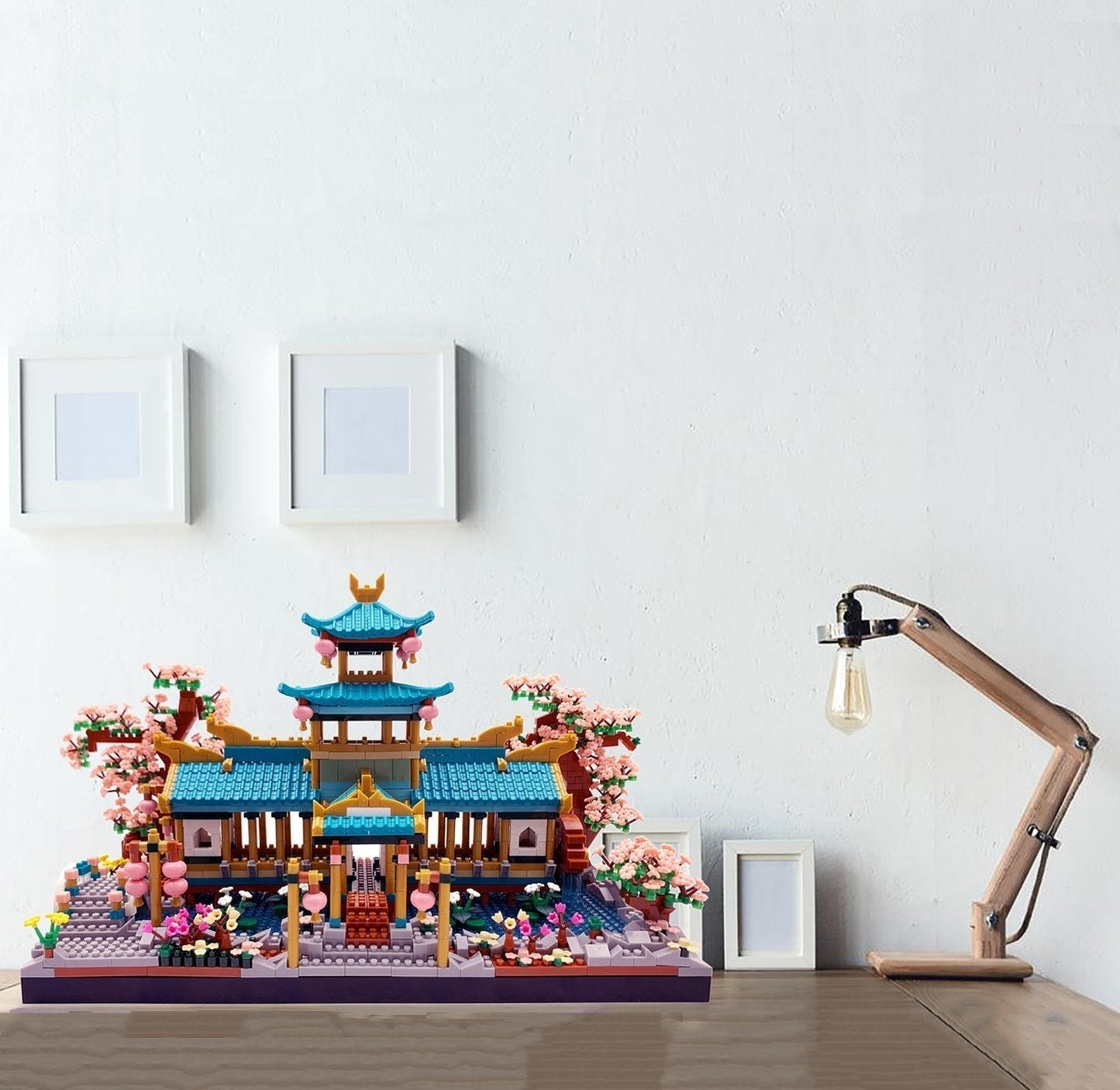 Skanto | Japanese Sakura Palace Shrine Nano Building Blocks