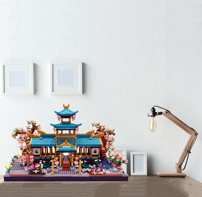 Skanto | Japanese Sakura Palace Shrine Nano Building Blocks
