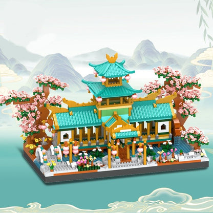 Skanto | Japanese Sakura Palace Shrine Nano Building Blocks