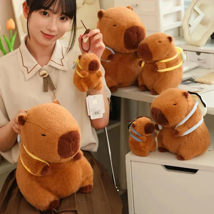 Brehn | Kawaii Capybara with Backpack Plush Collection