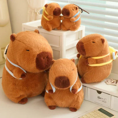 Brehn | Kawaii Capybara with Backpack Plush Collection