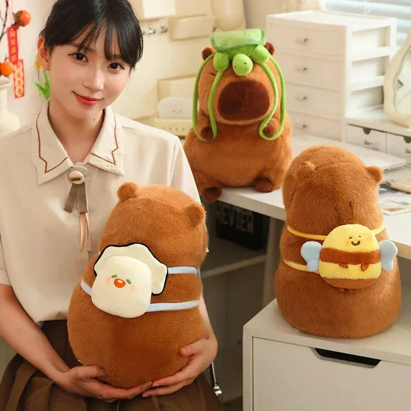 Brehn | Kawaii Capybara with Backpack Plush Collection