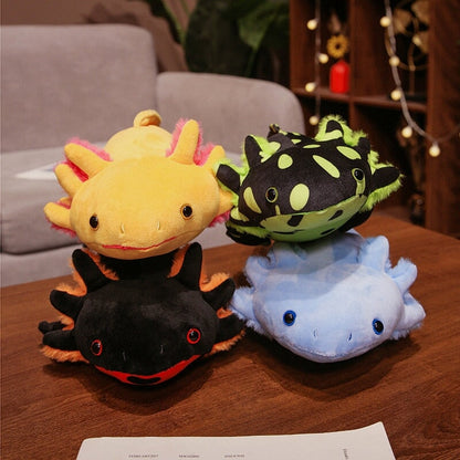 BowLift | Kawaii Colorful Likelike Axolotl Plushie Family