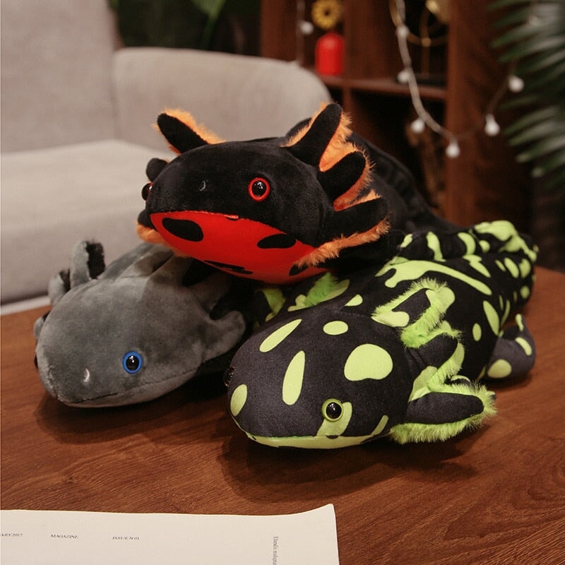 BowLift | Kawaii Colorful Likelike Axolotl Plushie Family