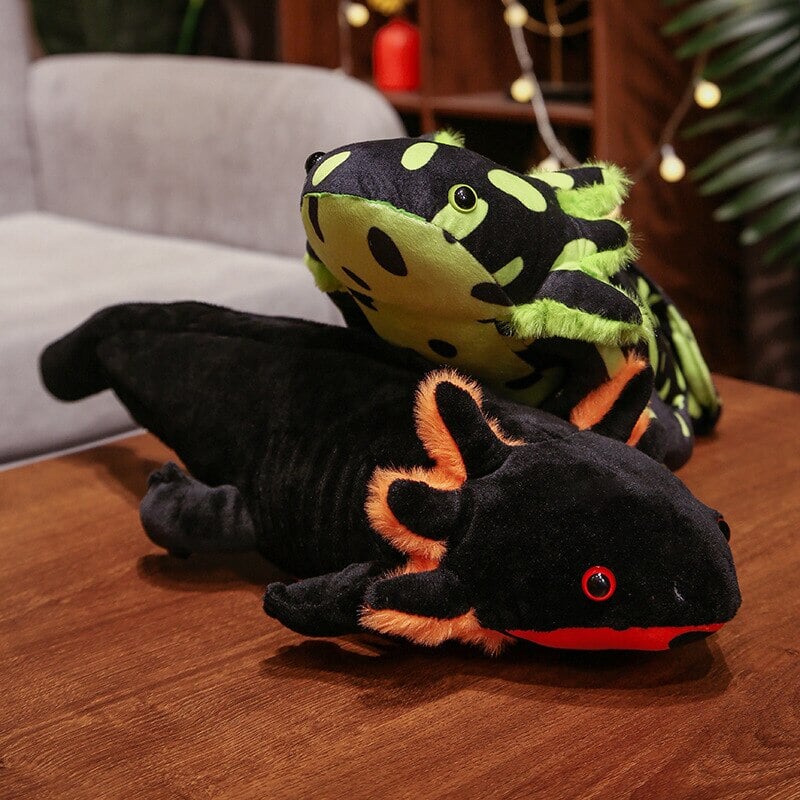 BowLift | Kawaii Colorful Likelike Axolotl Plushie Family