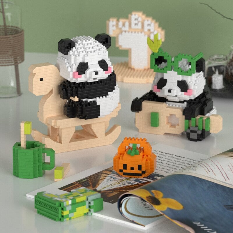 BowLift | Kawaii Panda 3-in-1 Nano Building Block Collection 2