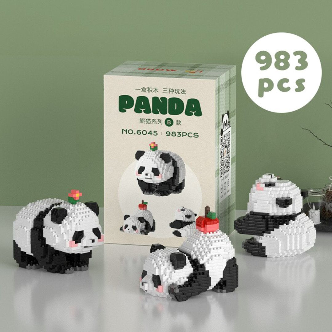 BowLift | Kawaii Panda 3-in-1 Nano Building Block Collection 2