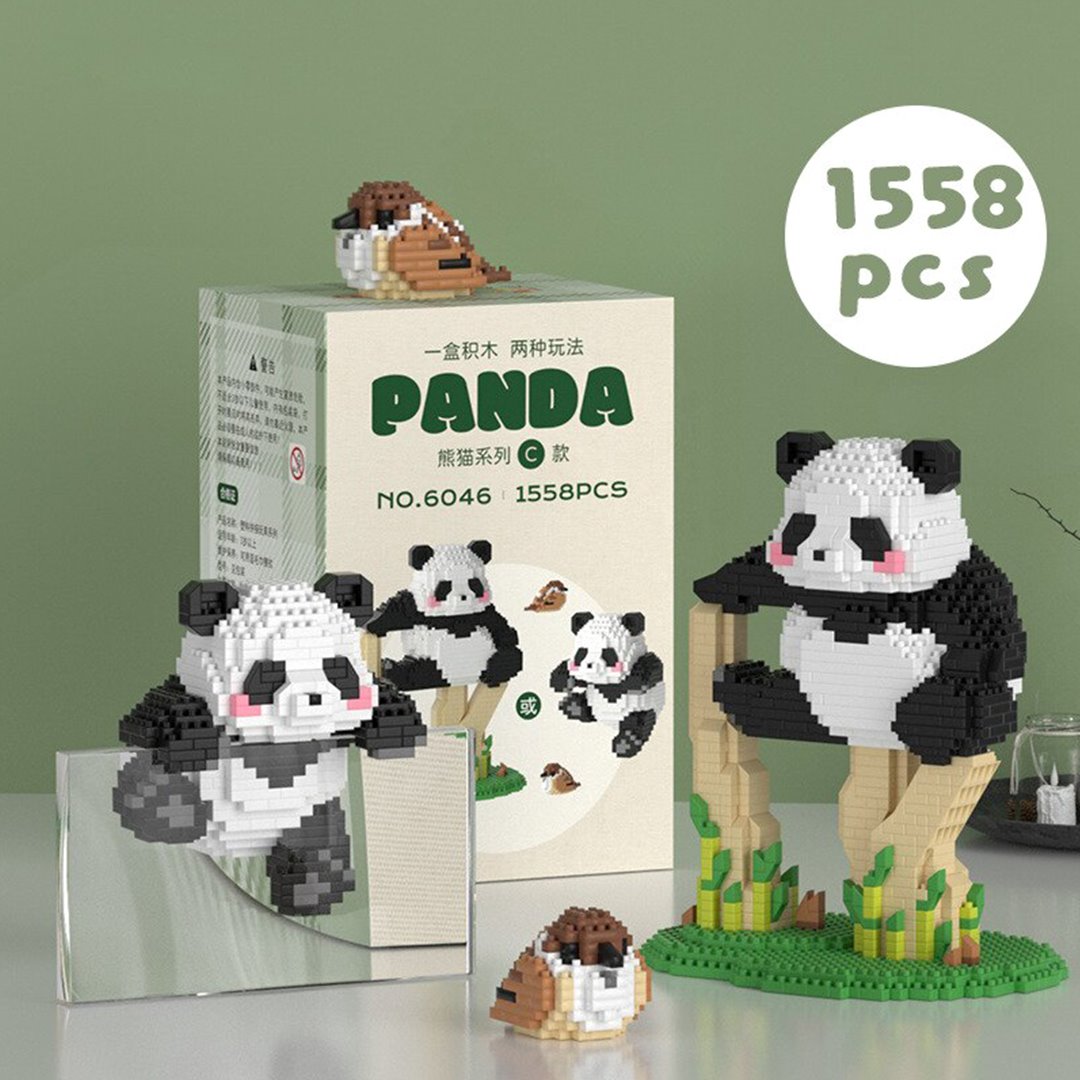 BowLift | Kawaii Panda 3-in-1 Nano Building Block Collection 2