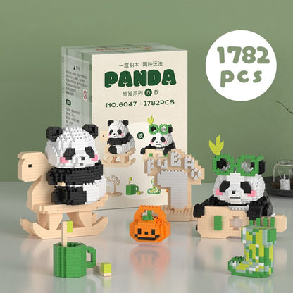 BowLift | Kawaii Panda 3-in-1 Nano Building Block Collection 2