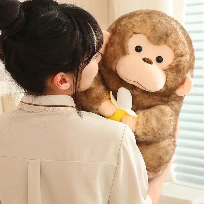 Skanto Skanto | Kawaii Yellow Brown Chunky Ape With Banana Plushie