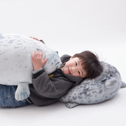 Skanto | Sleeping Seal Plush Pillow | Soft Stuffed Animal