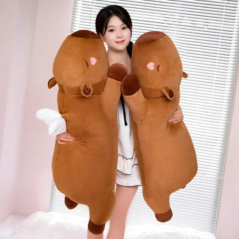 BowLift | Long Kawaii Angel Capybara Plushies