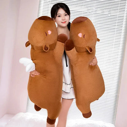 BowLift | Long Kawaii Angel Capybara Plushies