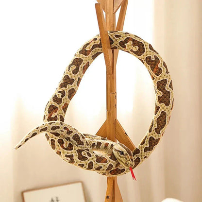 BowLift | Long Realistic Brown Green Orange Snake Plushies
