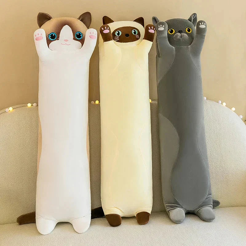 BowLift | Long Snuggly Cat Siamese British Shorthair Snowshoe Plushies Collection