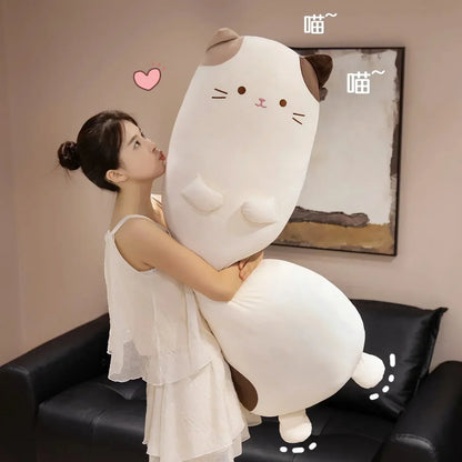 BowLift | Mochi the Long Snuggly Spotted Cat Plush