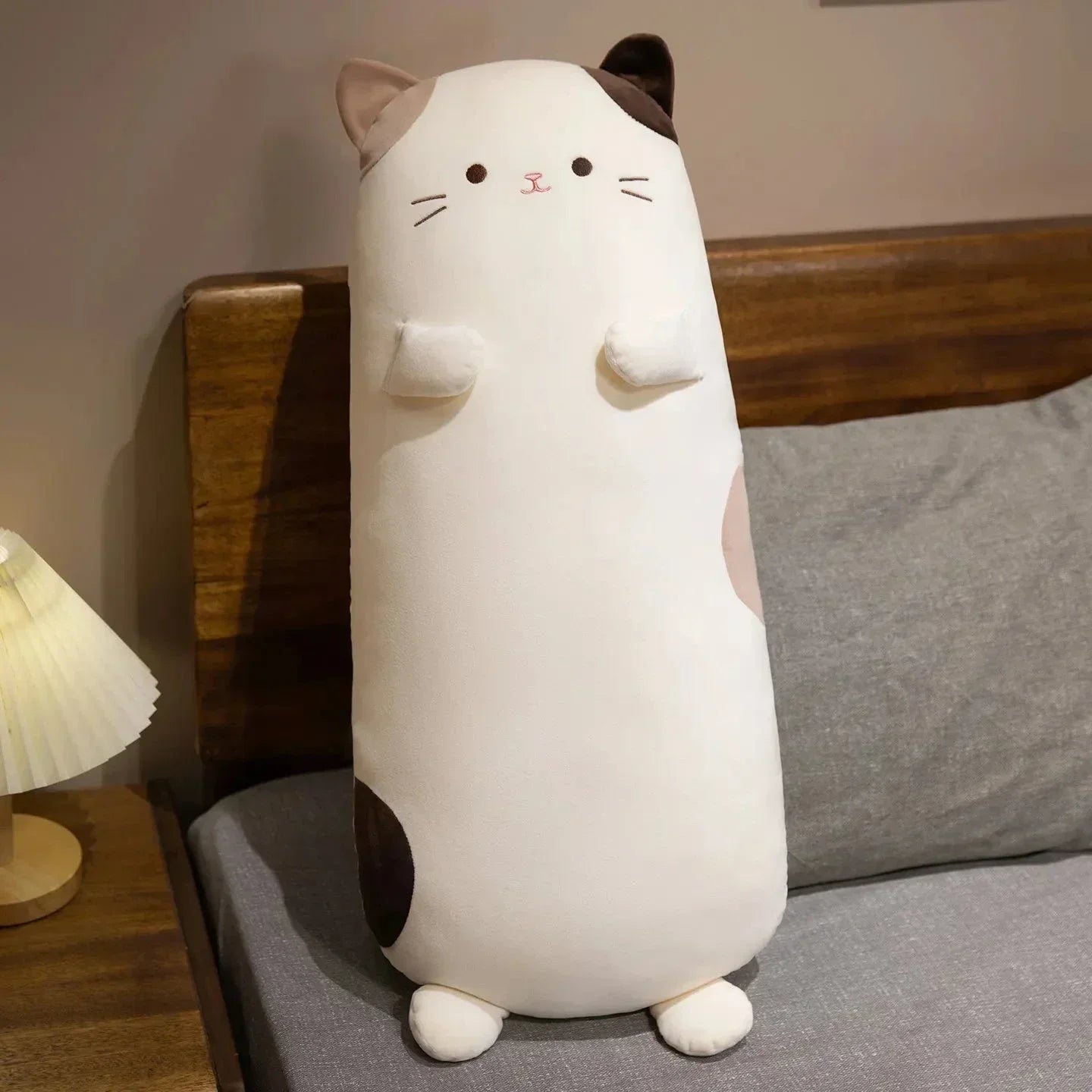 BowLift | Mochi the Long Snuggly Spotted Cat Plush
