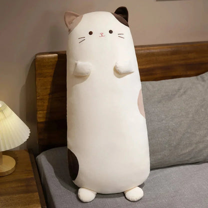 BowLift | Mochi the Long Snuggly Spotted Cat Plush