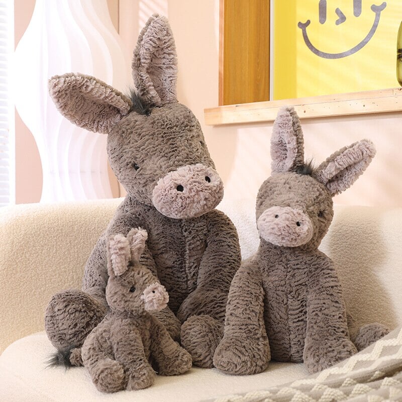 BowLift | Whispy the Fluffy Donkey Plushie