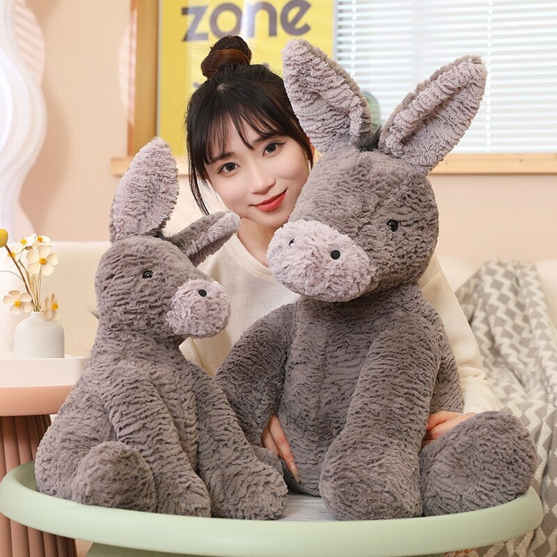 BowLift | Whispy the Fluffy Donkey Plushie