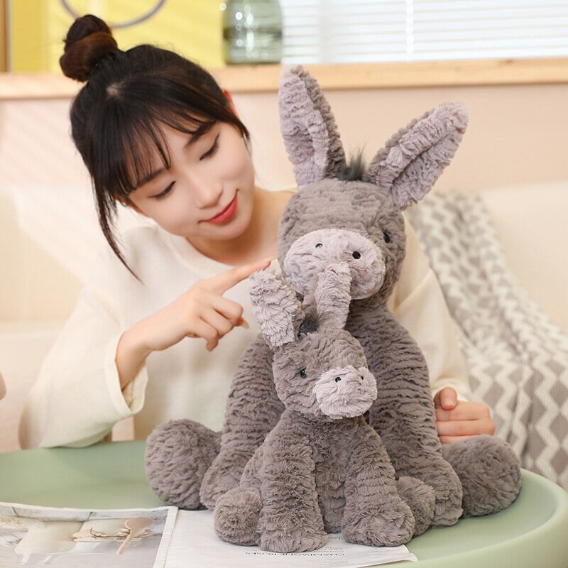 BowLift | Whispy the Fluffy Donkey Plushie