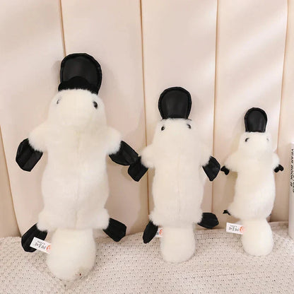 BowLift | Pleep the Fluffy Brown & White Platypus Plush