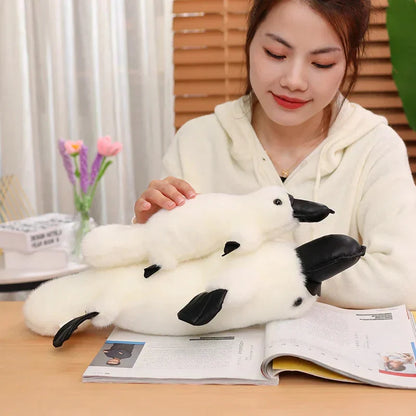 BowLift | Pleep the Fluffy Brown & White Platypus Plush
