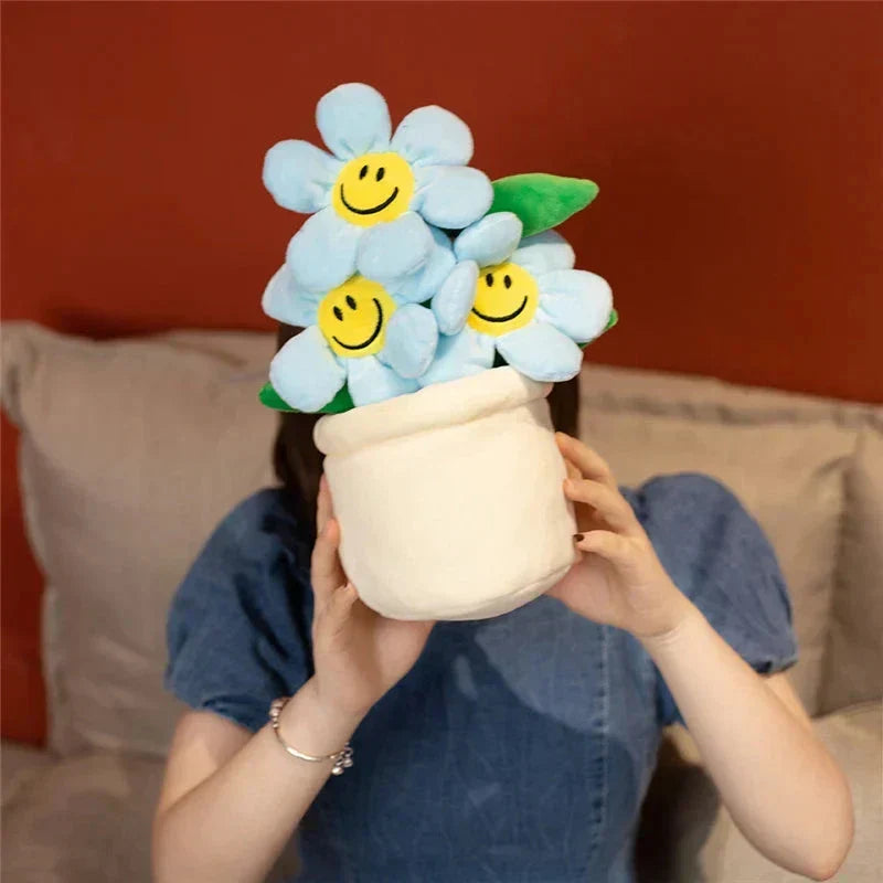BowLift | Smiling Sunflower Flowerpot Plush