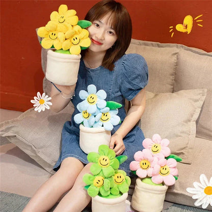 BowLift | Smiling Sunflower Flowerpot Plush