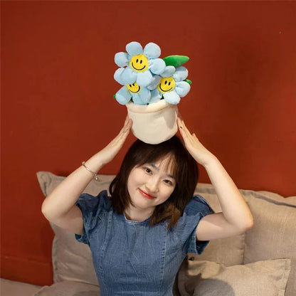 BowLift | Smiling Sunflower Flowerpot Plush