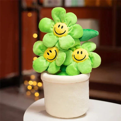 BowLift | Smiling Sunflower Flowerpot Plush