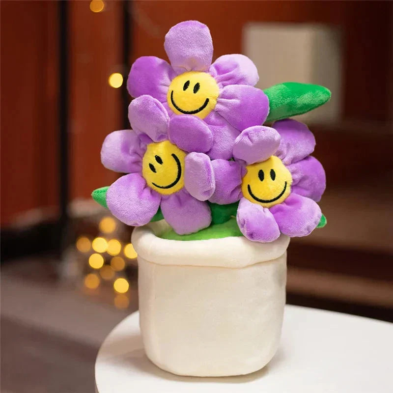 BowLift | Smiling Sunflower Flowerpot Plush