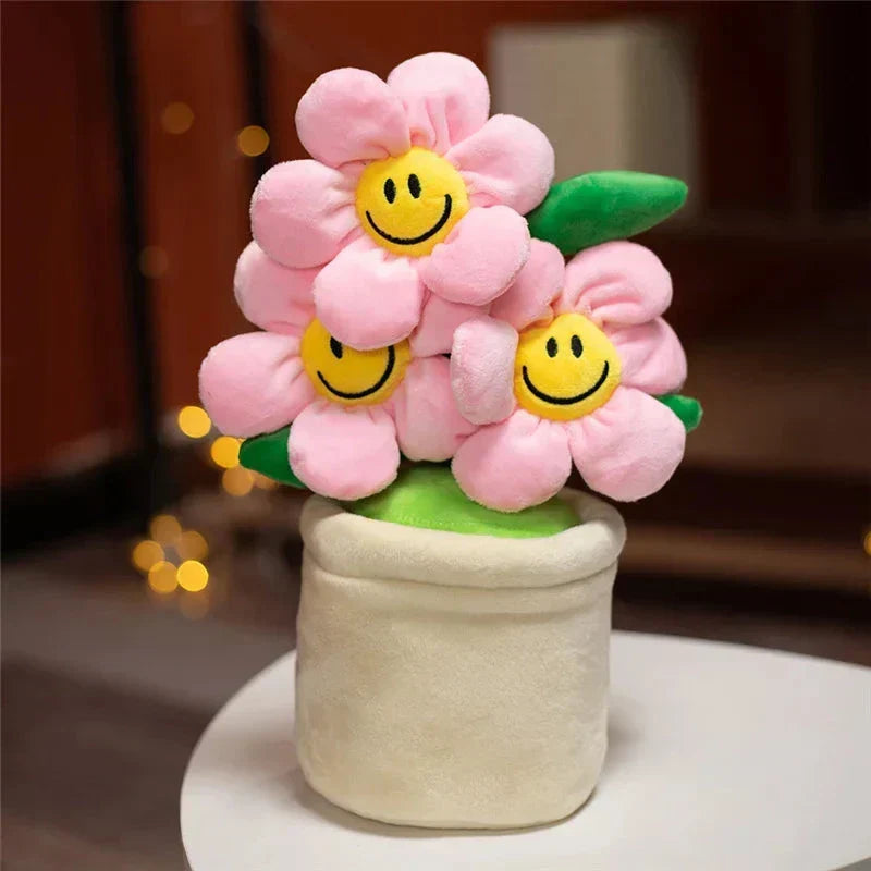 BowLift | Smiling Sunflower Flowerpot Plush