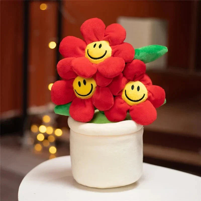 BowLift | Smiling Sunflower Flowerpot Plush