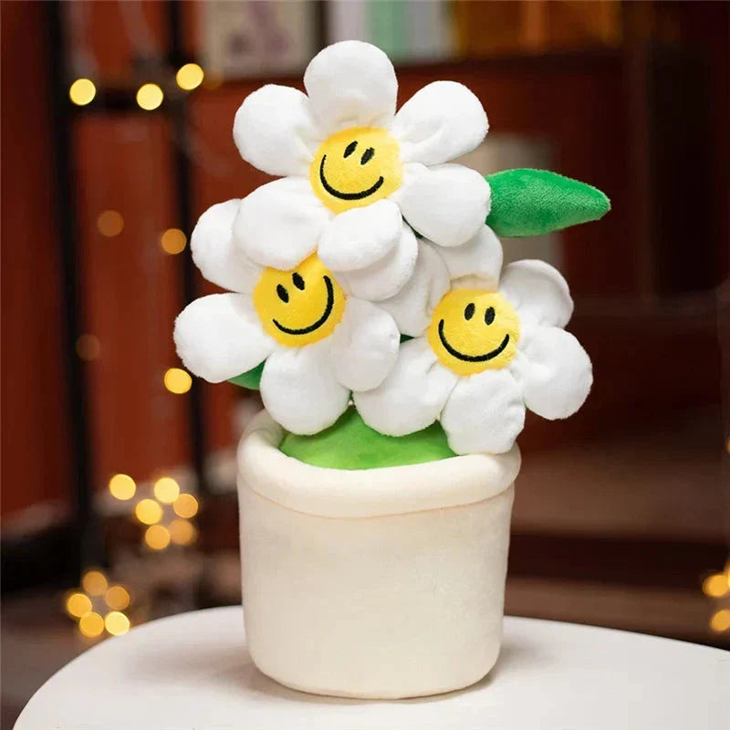 BowLift | Smiling Sunflower Flowerpot Plush