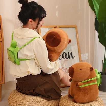 Skanto | The Adorable Capybara Turtle Backpack Plushies