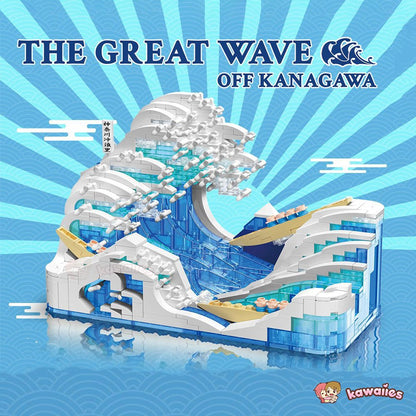 BowLift | The Great Wave off Kanagawa Micro Building Sets