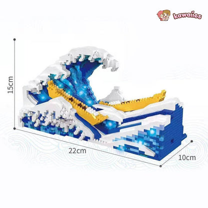 BowLift | The Great Wave off Kanagawa Micro Building Sets