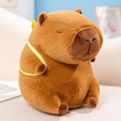 BowLift | The Kawaii Capybara with Mini Avocado Backpack Plushie