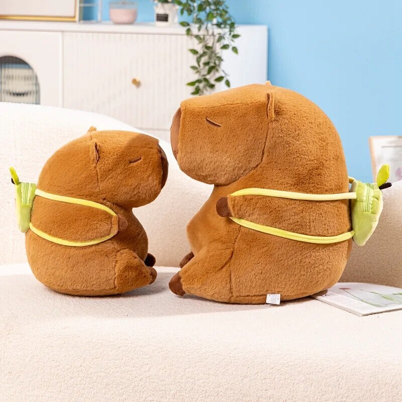 BowLift | The Kawaii Capybara with Mini Avocado Backpack Plushie