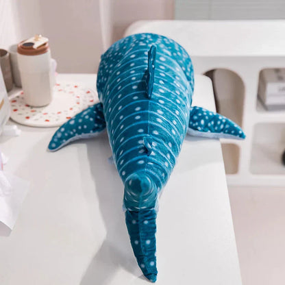 BowLift | White Beluga Blue Whale Shark 75cm Plushies