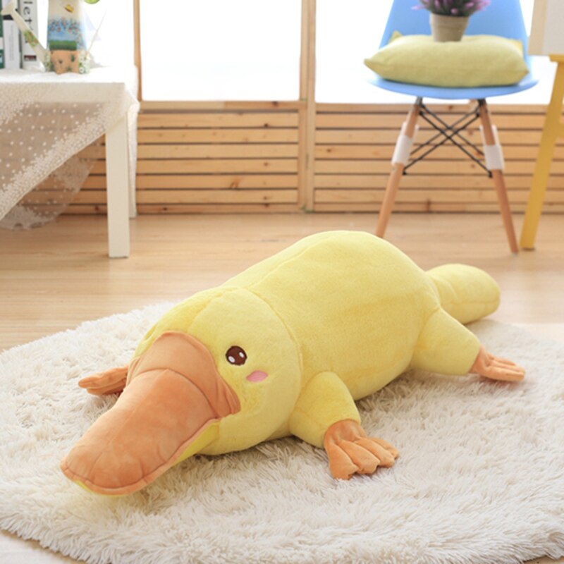 BowLift | Yellow Kawaii Long Snuggly Platypus Plushie