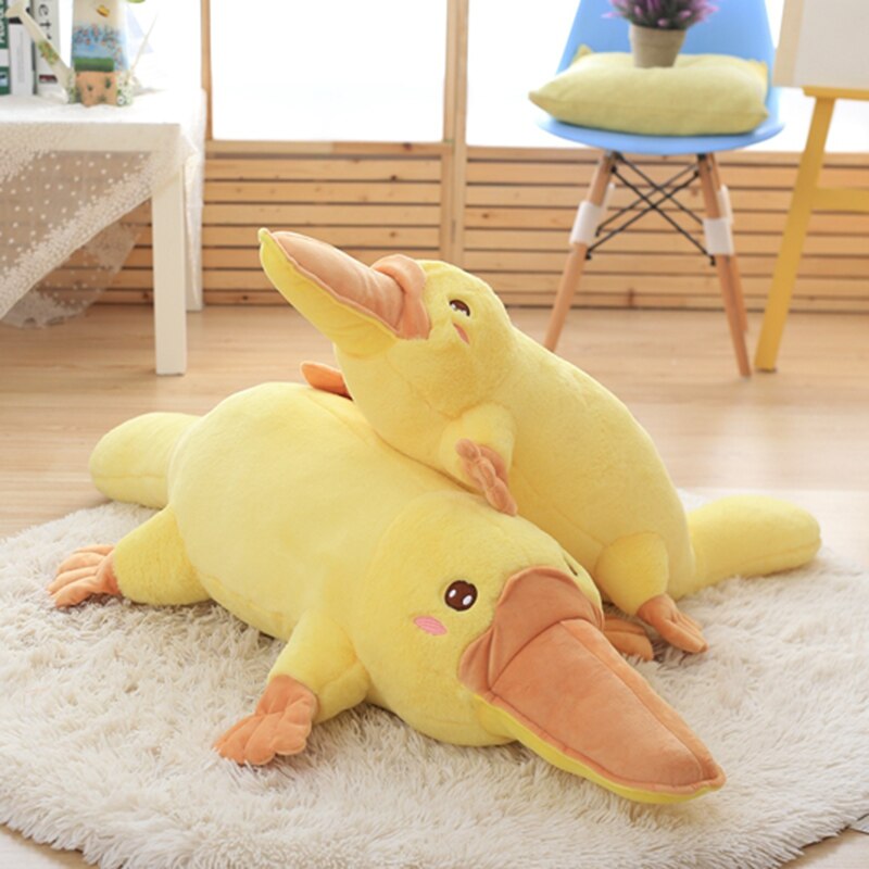 BowLift | Yellow Kawaii Long Snuggly Platypus Plushie